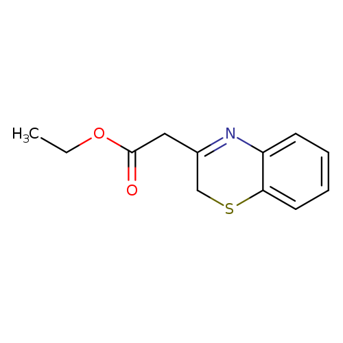 CCOC(=O)CC1=Nc2c(SC1)cccc2