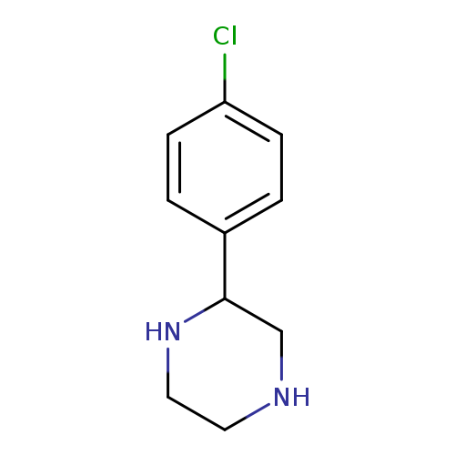 Clc1ccc(cc1)C1NCCNC1
