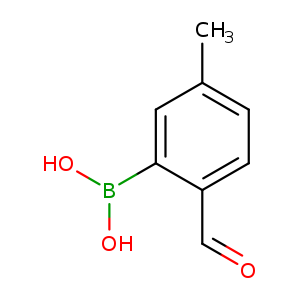 O=Cc1ccc(cc1B(O)O)C