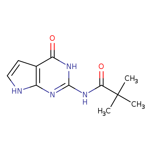 O=C(C(C)(C)C)Nc1[nH]c(=O)c2c(n1)[nH]cc2