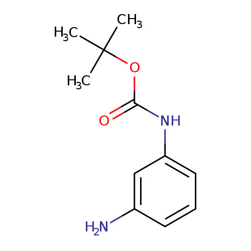 O=C(OC(C)(C)C)Nc1cccc(c1)N