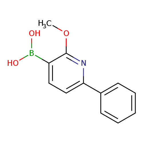 COc1nc(ccc1B(O)O)c1ccccc1