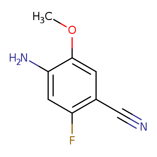 COc1cc(C#N)c(cc1N)F