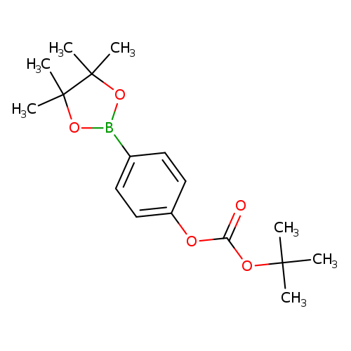 O=C(OC(C)(C)C)Oc1ccc(cc1)B1OC(C(O1)(C)C)(C)C