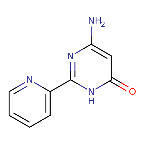 Nc1cc(=O)[nH]c(n1)c1ccccn1