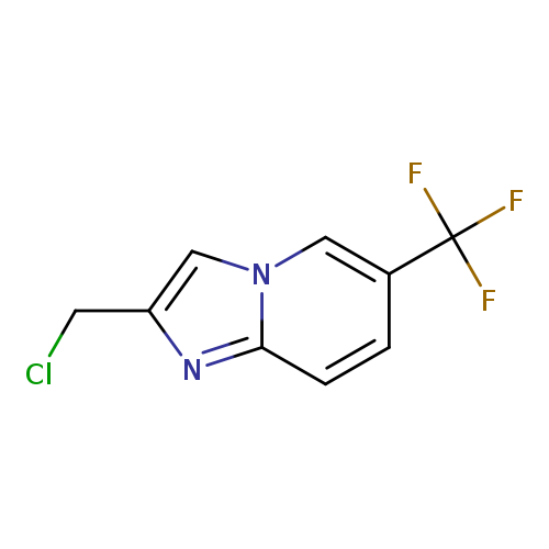 ClCc1nc2n(c1)cc(cc2)C(F)(F)F