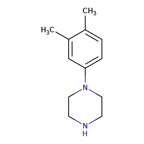 Cc1ccc(cc1C)N1CCNCC1