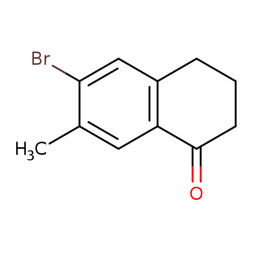 O=C1CCCc2c1cc(C)c(c2)Br