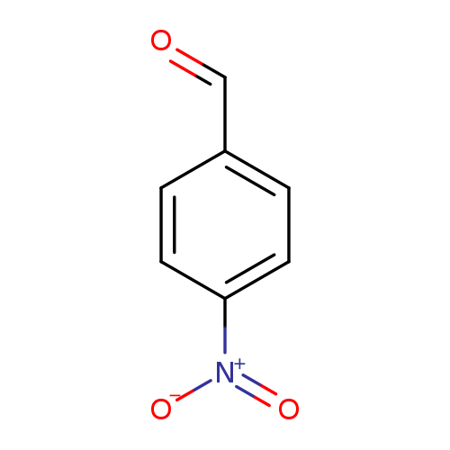 O=Cc1ccc(cc1)[N+](=O)[O-]