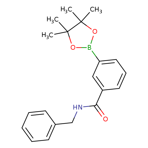 O=C(c1cccc(c1)B1OC(C(O1)(C)C)(C)C)NCc1ccccc1