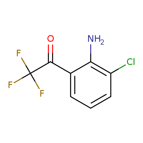 O=C(C(F)(F)F)c1cccc(c1N)Cl
