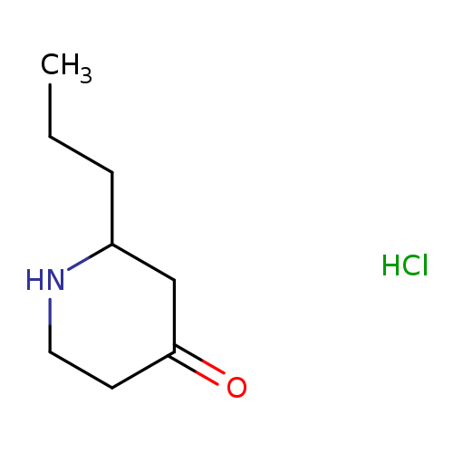 CCCC1CC(=O)CCN1.Cl