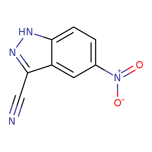N#Cc1n[nH]c2c1cc(cc2)[N+](=O)[O-]