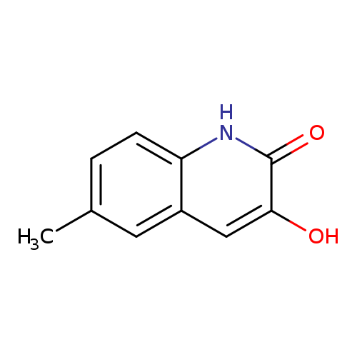 Cc1ccc2c(c1)cc(c(=O)[nH]2)O