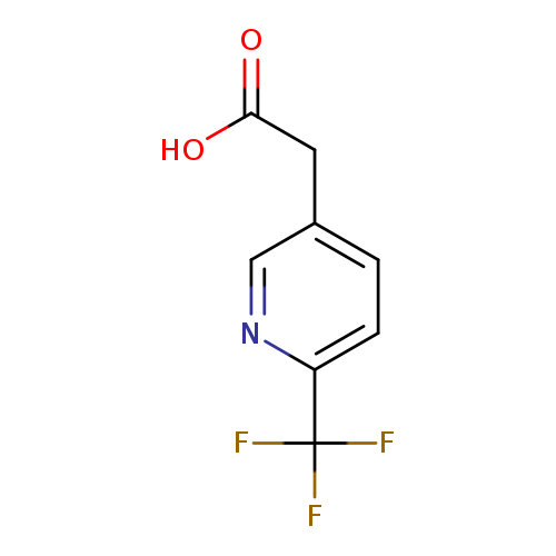 OC(=O)Cc1ccc(nc1)C(F)(F)F