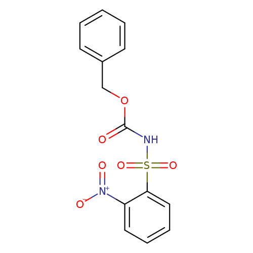 O=C(NS(=O)(=O)c1ccccc1[N+](=O)[O-])OCc1ccccc1