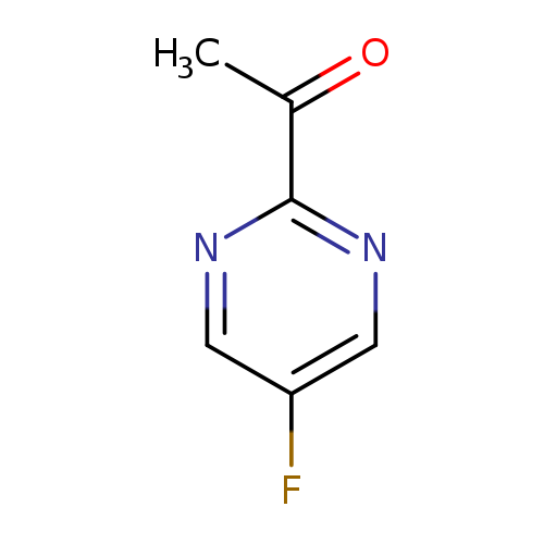 CC(=O)c1ncc(cn1)F