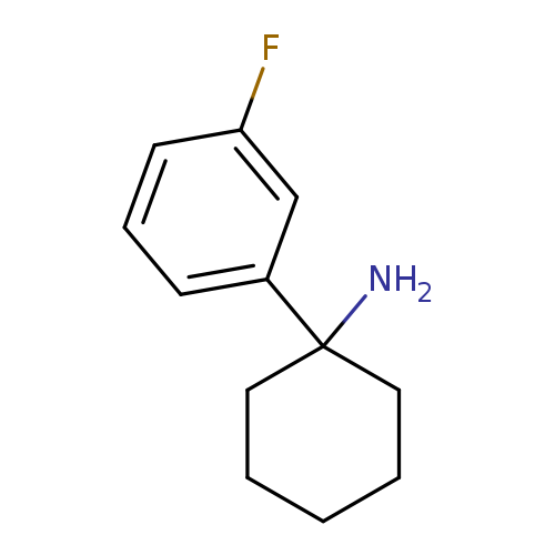 Fc1cccc(c1)C1(N)CCCCC1