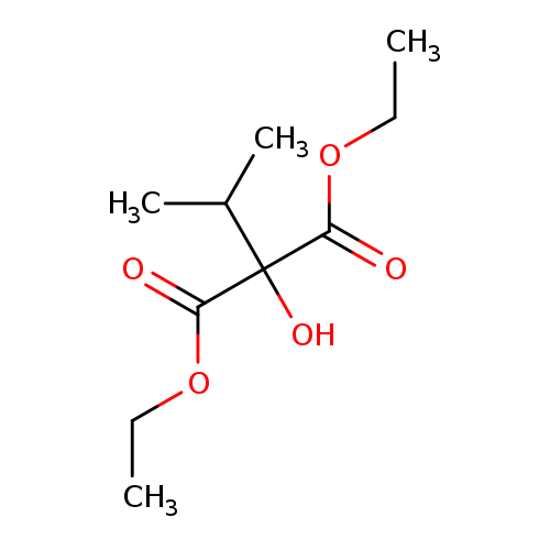 CCOC(=O)C(C(=O)OCC)(C(C)C)O