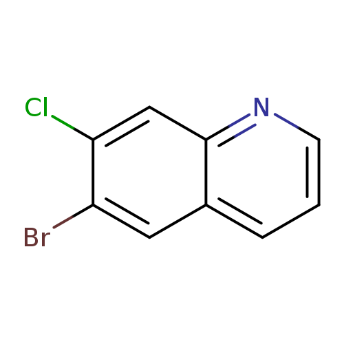 Brc1cc2cccnc2cc1Cl