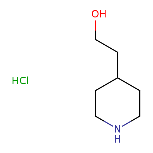 OCCC1CCNCC1.Cl