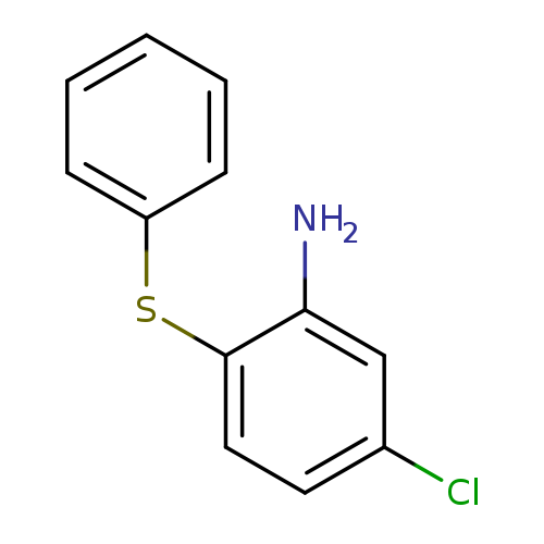 Clc1ccc(c(c1)N)Sc1ccccc1