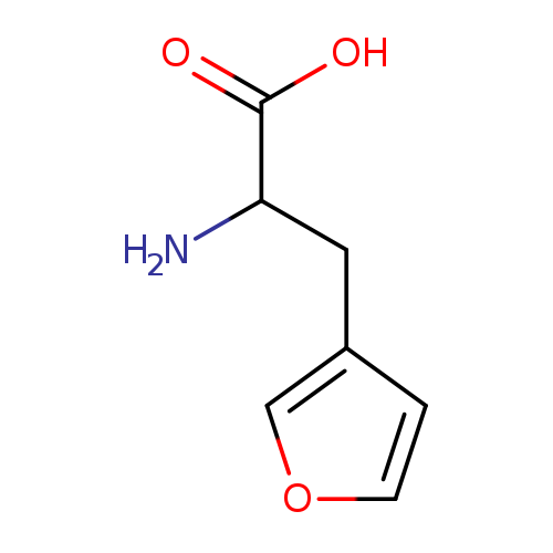 OC(=O)C(Cc1cocc1)N