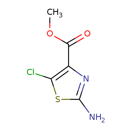 COC(=O)c1nc(sc1Cl)N