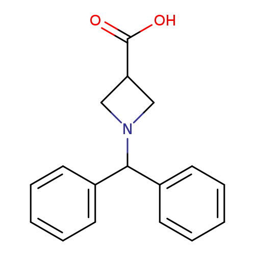 OC(=O)C1CN(C1)C(c1ccccc1)c1ccccc1