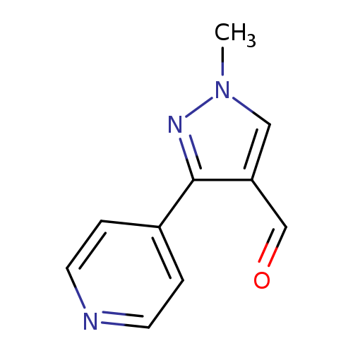 O=Cc1cn(nc1c1ccncc1)C