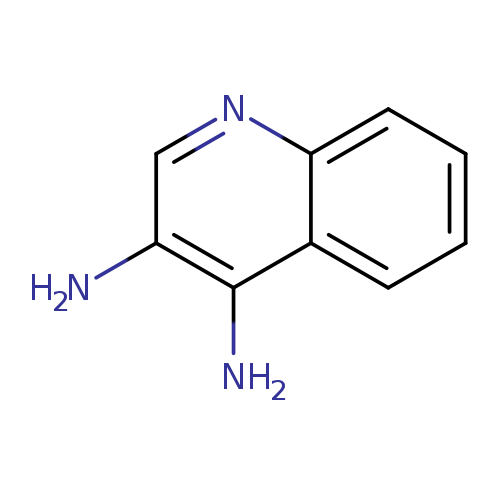 Nc1cnc2c(c1N)cccc2