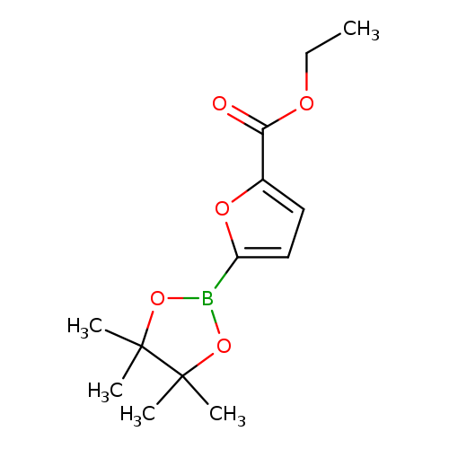 CCOC(=O)c1ccc(o1)B1OC(C(O1)(C)C)(C)C