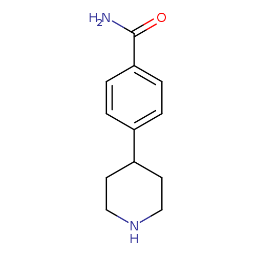 NC(=O)c1ccc(cc1)C1CCNCC1