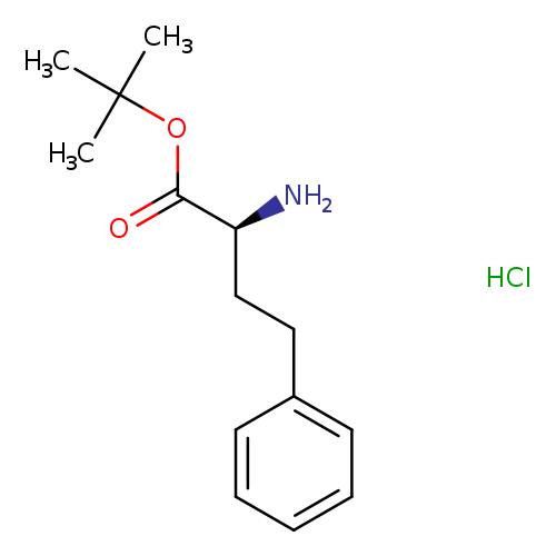 N[C@H](C(=O)OC(C)(C)C)CCc1ccccc1.Cl