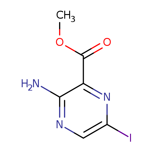 COC(=O)c1nc(I)cnc1N