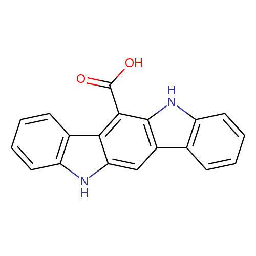 OC(=O)c1c2[nH]c3c(c2cc2c1c1ccccc1[nH]2)cccc3