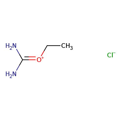 CC[O+]=C(N)N.[Cl-]