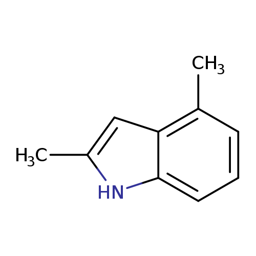 Cc1[nH]c2c(c1)c(C)ccc2