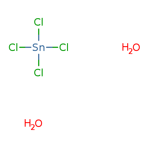 Cl[Sn](Cl)(Cl)Cl.O.O