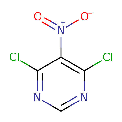 [O-][N+](=O)c1c(Cl)ncnc1Cl