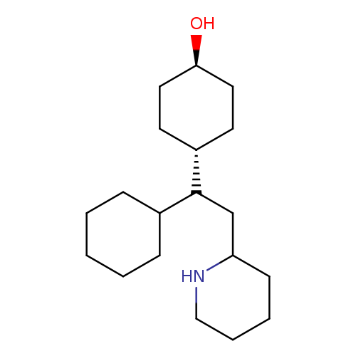 O[C@@H]1CC[C@H](CC1)C(C1CCCCC1)CC1CCCCN1