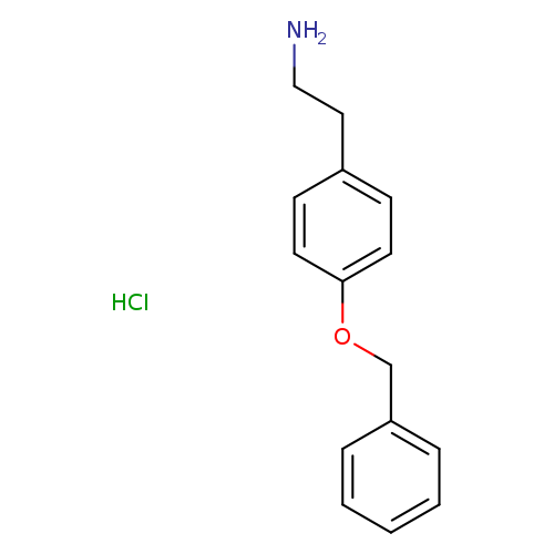 NCCc1ccc(cc1)OCc1ccccc1.Cl
