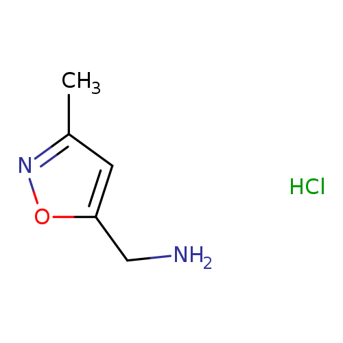 Cc1cc(on1)CN.Cl