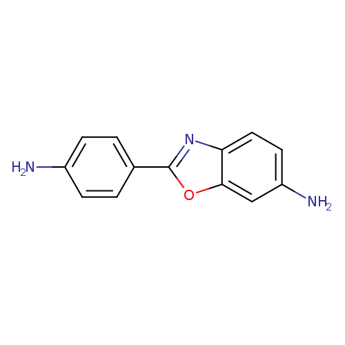 Nc1ccc(cc1)c1oc2c(n1)ccc(c2)N