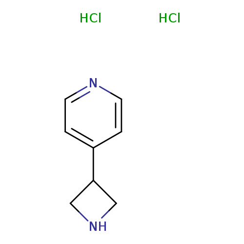 N1CC(C1)c1ccncc1.Cl.Cl