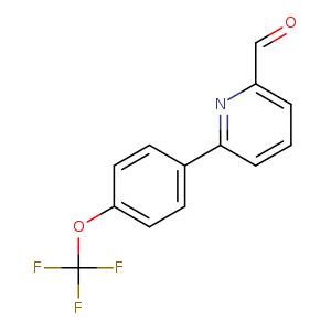 O=Cc1cccc(n1)c1ccc(cc1)OC(F)(F)F