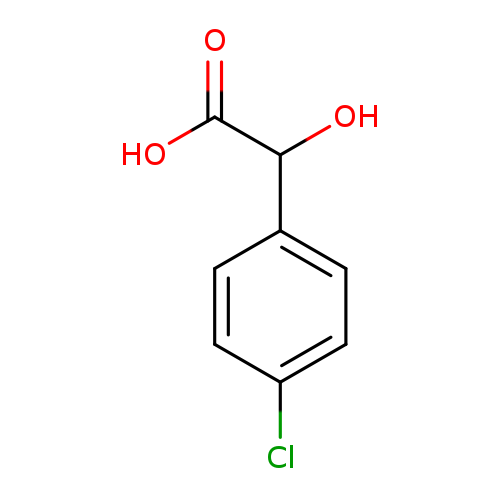 OC(c1ccc(cc1)Cl)C(=O)O