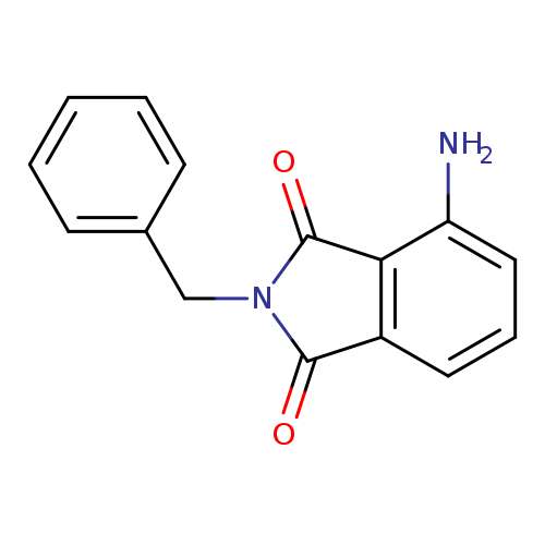 Nc1cccc2c1C(=O)N(C2=O)Cc1ccccc1