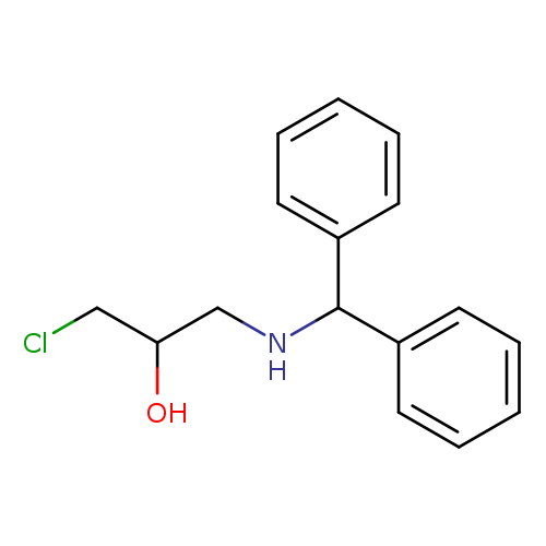 ClCC(CNC(c1ccccc1)c1ccccc1)O