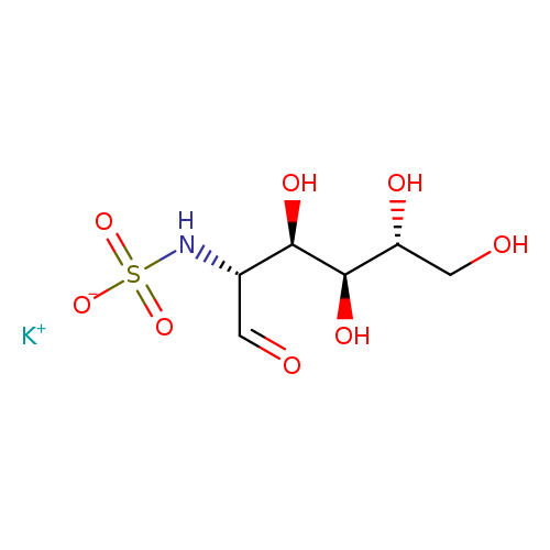 O=C[C@@H]([C@H]([C@@H]([C@@H](CO)O)O)O)NS(=O)(=O)[O-].[K+]